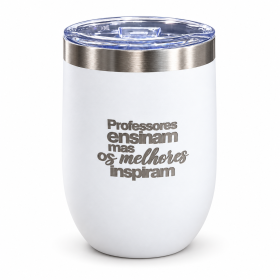 COPO TERMICO INOX CUIA 360ML Professores laser com tampa