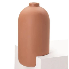 VASO CERÂMICA TERRACOTA PARA BEIRADA DE MESA REF 14249