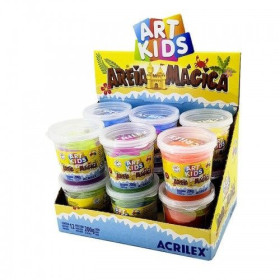 AREIA MAGICA 200G ACRILEX CORES DIVERSAS REF 05912