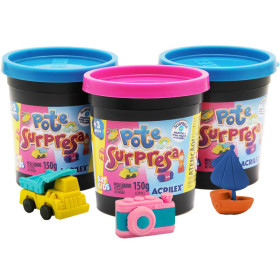 POTE SURPRESA SLIME ACRILEX 150G +3 ANOS REF 0572