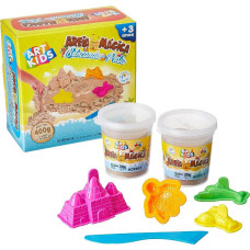AREIA MÁGICA ACRILEX 400G KIT  BRINCANDO NA PRAIA REF 05926