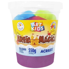 AREIA MÁGICA 550G ROXO ACRILEX REF 106