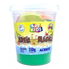 AREIA MÁGICA 550G VERDE ACRILEX REF 101
