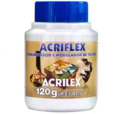 ACRIFLEX ENDURECEDOR E MODELADOR DE TEC IDO 120G INCOLOR ACRIFLEX ACRILEX