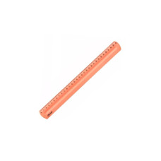 REGUA 30CM PP CORAL ACRINIL