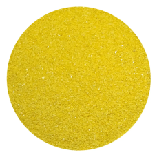AREIA PARA ARTESANATO 950G AMARELO GEMA REF 418
