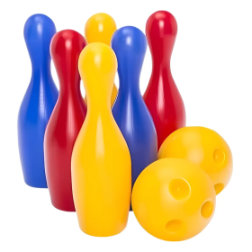 JOGO DE BOLICHE 6 PINOS PLÁSTICOS REF.03 +3 ANOS