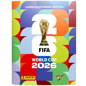 ALBUM FIGURINHAS FIFA WORLD CUP 2026 COM 111 PG CAPA CARTÃO PANINI