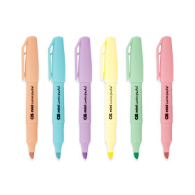 CANETA MARCA TEXTO MINI LUMINI CORES PASTEL SORTIDAS CIS