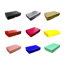 CAIXA PRESENTE PAPEL 37X25X6CM LISA - CORES DIVERSAS DALEC
