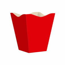 CACHEPOT PAPELÃO VERMELHO G 16x15x15XCM