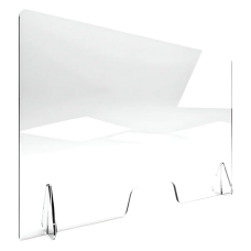 BARREIRA DE PROTEÇÃO ACRÍLICA CRISTAL PARA MESA 60X80CM