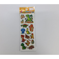 ADESIVO STIKERS DINO MULTIPLOS DIVERSOS 11X25CM KIT