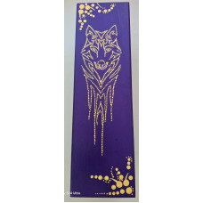 CAIXA CHÁ PINTADO A MÃO 9X8X27CM MDF COM 3 DIVISÕES KRISS JONES