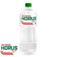 ALCOOL LÍQUIDO ETÍLICO 70 1L HORUS INFLAMÁVEL