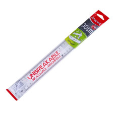 RÉGUA 30CM CRISTAL UNBREAKABLE REF 245620 MAPED