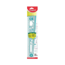 REGUA 30CM PP MAPED GEONOTES MULTI-FUNCTION