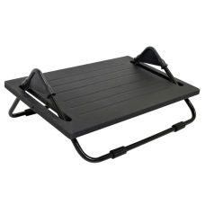 APOIO ERGONÔMICO PARA PÉS MDF/METAL PRETO MULTIVISÃO