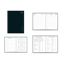 AGENDA TILIBRA 2027 COSTURADA PEPPER DIÁRIA PRETA 160FLS 63G 123X166MM REF 179701