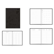 AGENDA TILIBRA 2027 COSTURADA DIÁRIA PRATIKA MASTER PRETA 176FLS 63G 145X205MM REF 126144