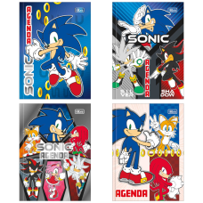 AGENDA TILIBRA COSTURADA PERMANENTE 2 DIAS POR PÁGINA SONIC 96FLS 63G 123X166MM REF 347825