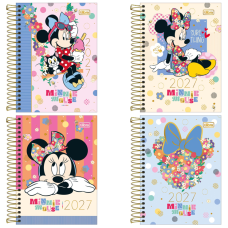 AGENDA TILIBRA 2027 ESPIRAL DIÁRIA MINNIE 176FLS 63G 117X164MM REF 354660