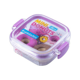 BORRACHA TILIBRA LANCHEIRA DONUTS COM 4 UNID REF 345156