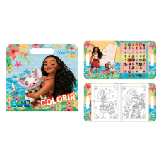 ALBUM MALETA DE COLORIR MOANA COM 8 FLS 190X250MM TILIBRA +3 ANOS REF 357766