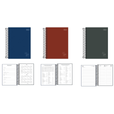 AGENDA TILIBRA 2027 ESPIRAL DIÁRIA SPICE CORES 160FLS 56G 140X200MM REF 354953