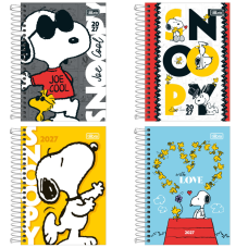 AGENDA TILIBRA 2027 ESPIRAL DIÁRIA SNOOPY 176FLS 63G 129X187MM REF 393851