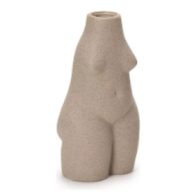VASO CERAMICA CORPO MULHER 10X7X22CM REF.15003
