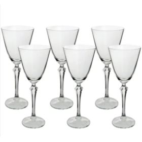 TAÇA VINHO 250ML ELISABETH KIT COM 6 ETILUX